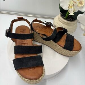 Musse & Cloud Black Women's Sandals